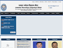 Tablet Screenshot of jnvbidar.org